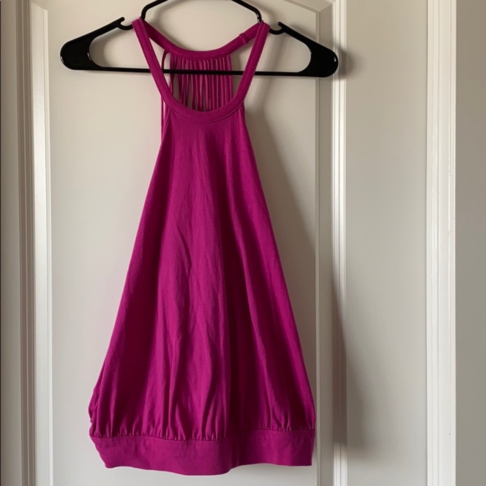 Pink  Fabletics tank top.